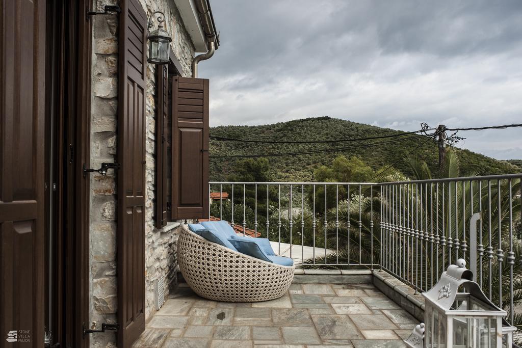 Stone Villa Pelion Afissos Eksteriør billede